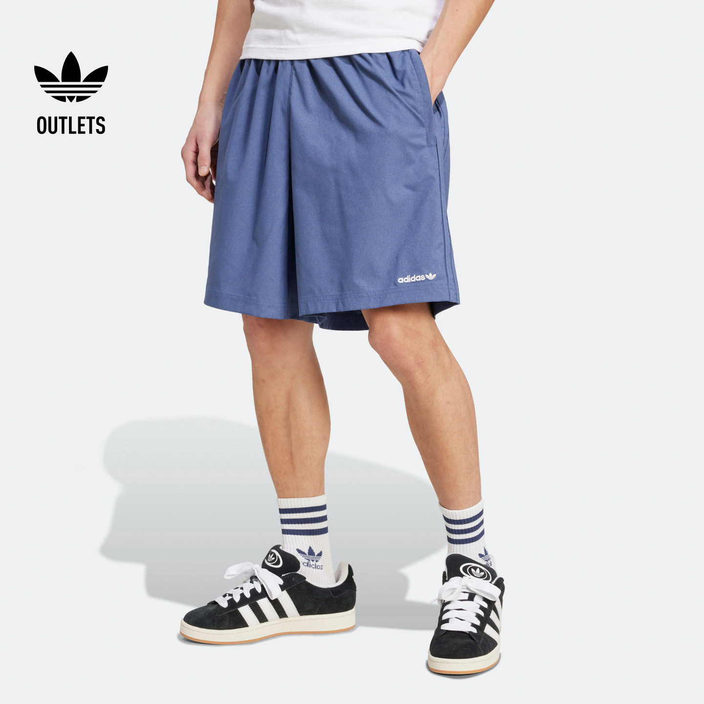 梭织运动短裤男装夏季adidas阿迪达斯官方outlets三叶草