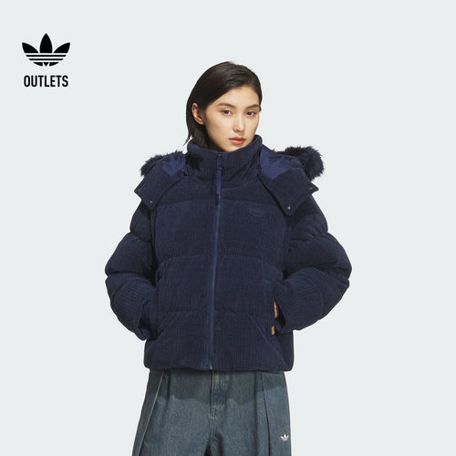 阿迪达斯三叶草女子羽绒服