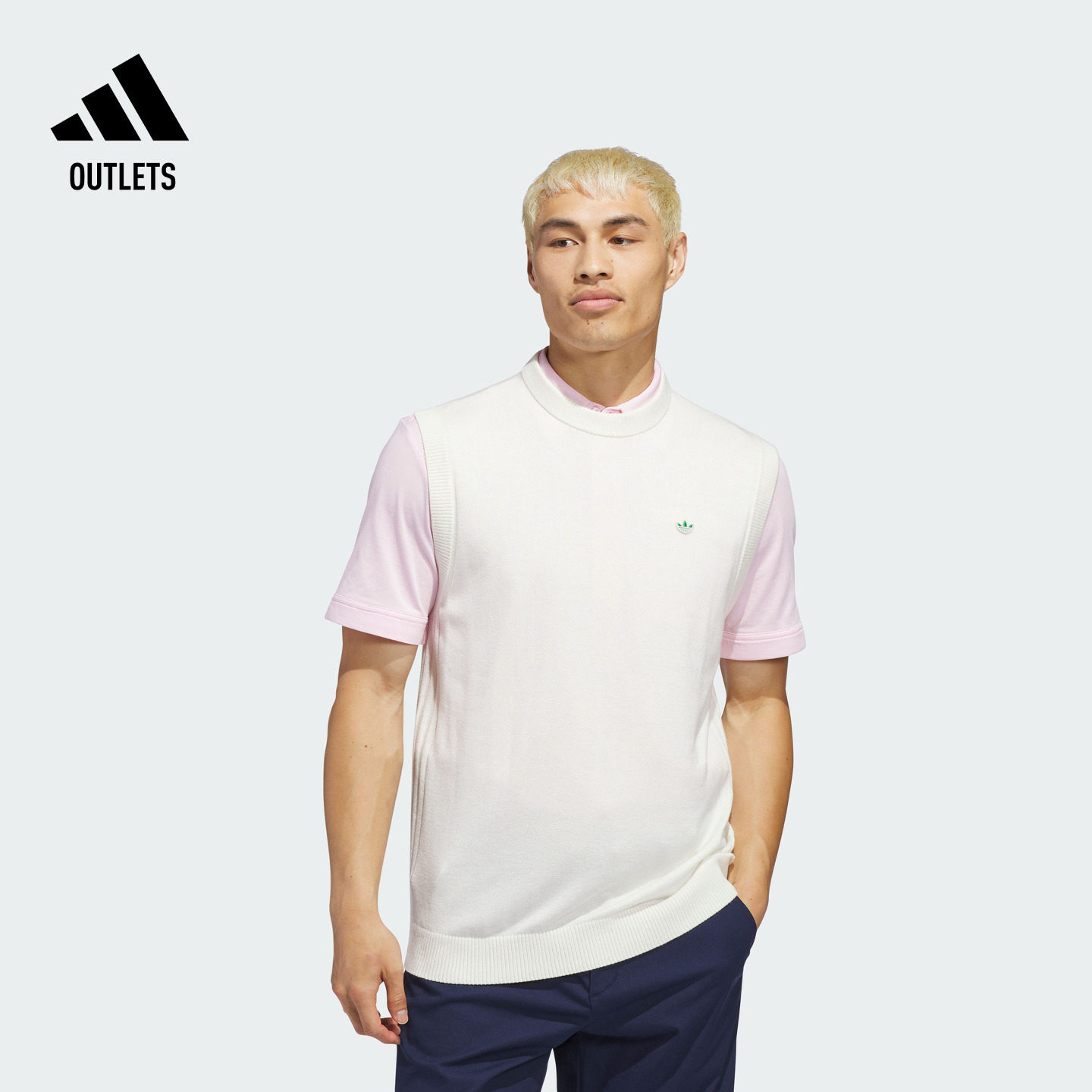 阿迪达斯高尔夫男子背心