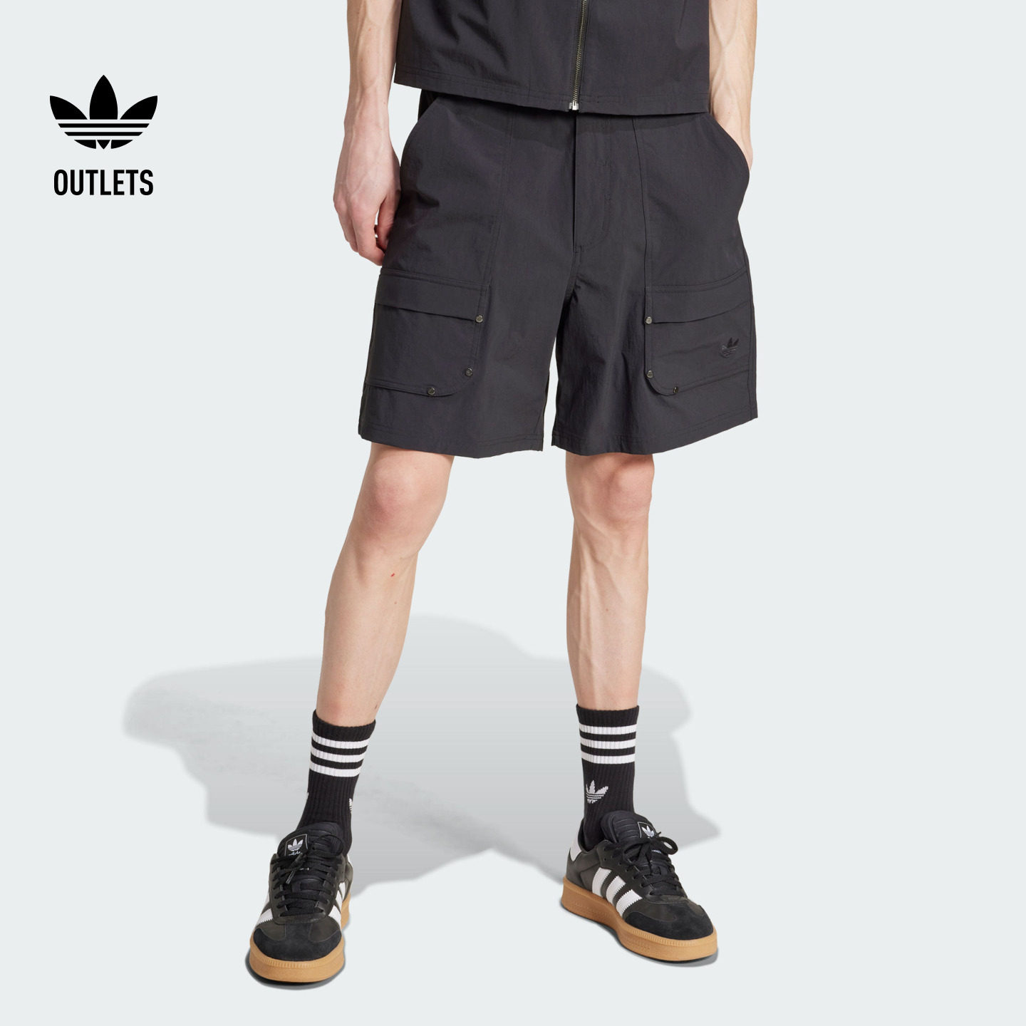 运动短裤男装春夏adidas阿迪达斯官方outlets三叶草