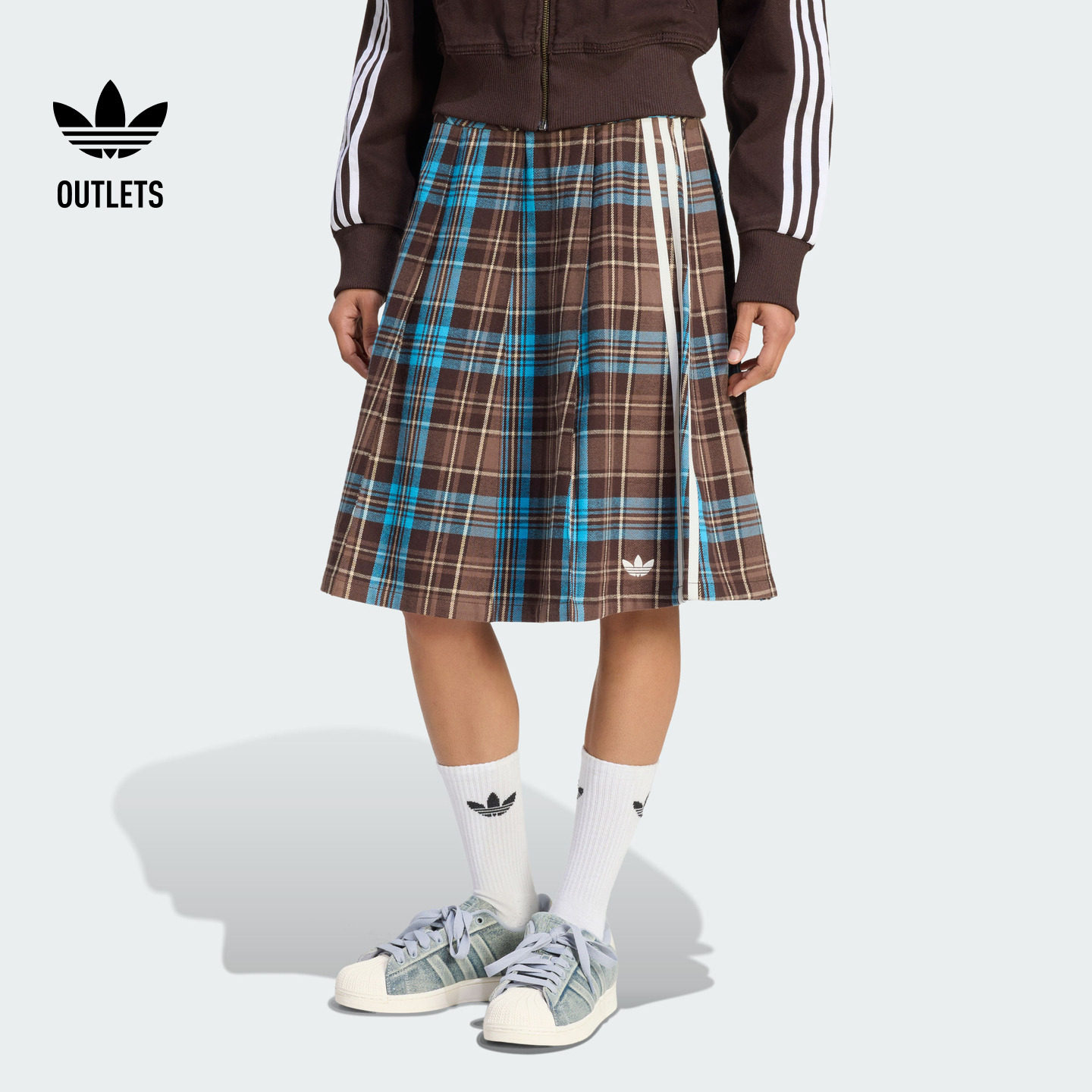 阿迪达斯三叶草女子半身裙