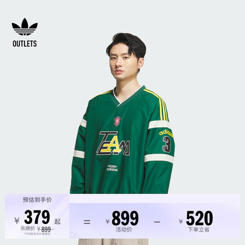 阿迪达斯三叶草男子长袖球衣