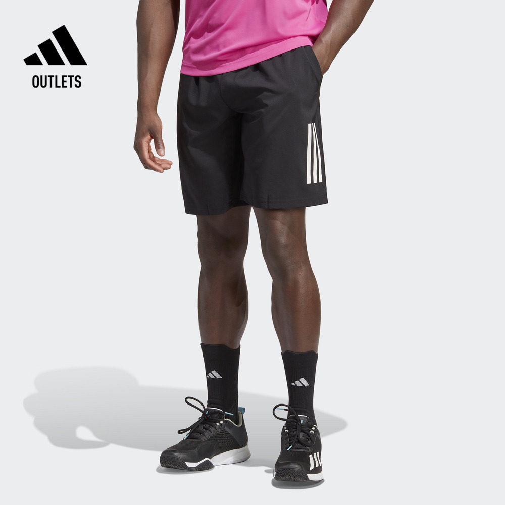 舒适三条纹网球运动短裤男夏季adidas阿迪达斯官方outlets HT7167