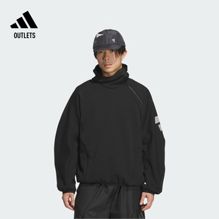 FOS系列休闲宽松连帽套头卫衣男装adidas阿迪达斯outlets轻运动