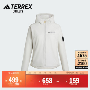 国家地理联名拒水透湿保暖户外运动外套女装adidas阿迪达斯TERREX