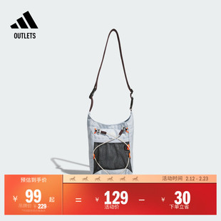 可调节运动健身斜挎单肩包男女adidas阿迪达斯官方outlets KC0239
