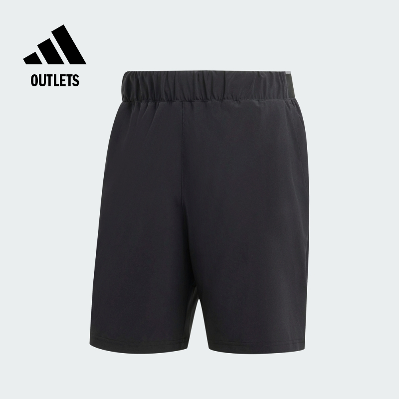 阿迪达斯男速干梭织网球运动短裤