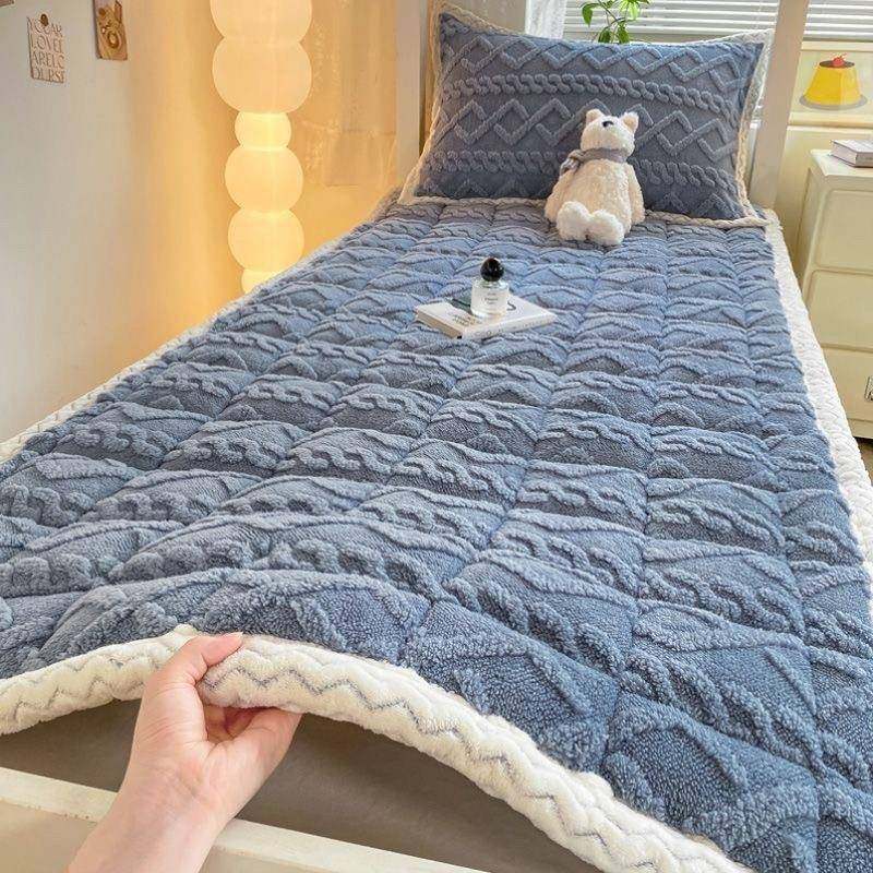 A类牛奶绒床垫学生宿舍单双人褥子冬季加厚家用可机洗塔芙绒床褥,床上用品,床垫/床褥/床护垫/榻榻米床垫,淘宝优惠券,粉丝福利购,淘宝优惠卷