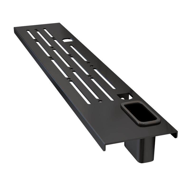 免打孔不锈钢电视机顶盒置物架隐形收纳神器盒路由器支架壁挂托架