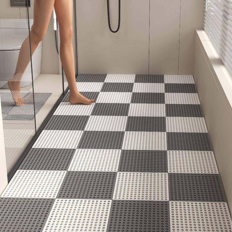 卫生间防滑垫浴室地垫防水淋浴家用镂空拼接洗澡间厕所脚垫地垫子