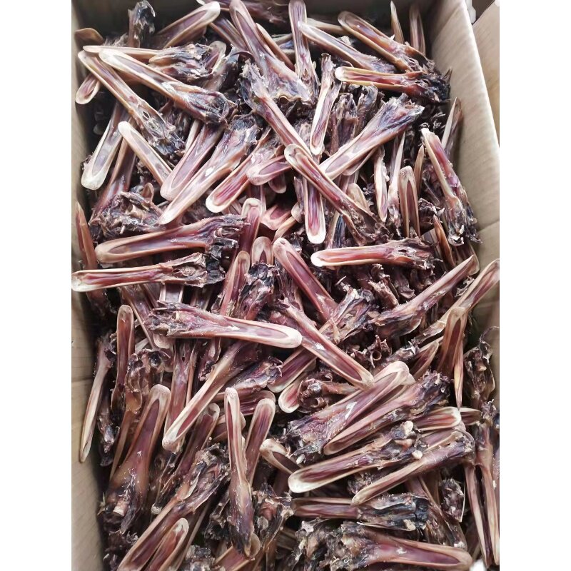 江西赣南遂川特产新品大余南安镇腊鸭下巴500g鸭舌鸭五件年货腊味