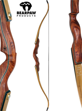 Bearpaw30146德国进口熊爪莫霍克三分体反曲弓美式猎弓箭美猎分体