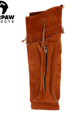 bearpaw熊爪70155射箭真皮箭囊箭壶箭袋反曲弓后背式箭筒弓箭包