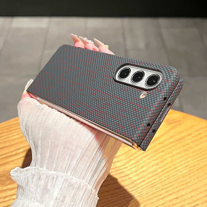 适用于三星zfold6折叠屏手机壳Galaxy Z Fold7新款w25超薄碳纤维纹w24保护套全包fold5高档防摔男女外壳