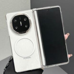带前框中轴适用华为mateX5手机壳X6磁吸荣耀MagicVS3OPPOFindN5三星w25透明ZFold6vivoXFold3全包x5防摔0零透
