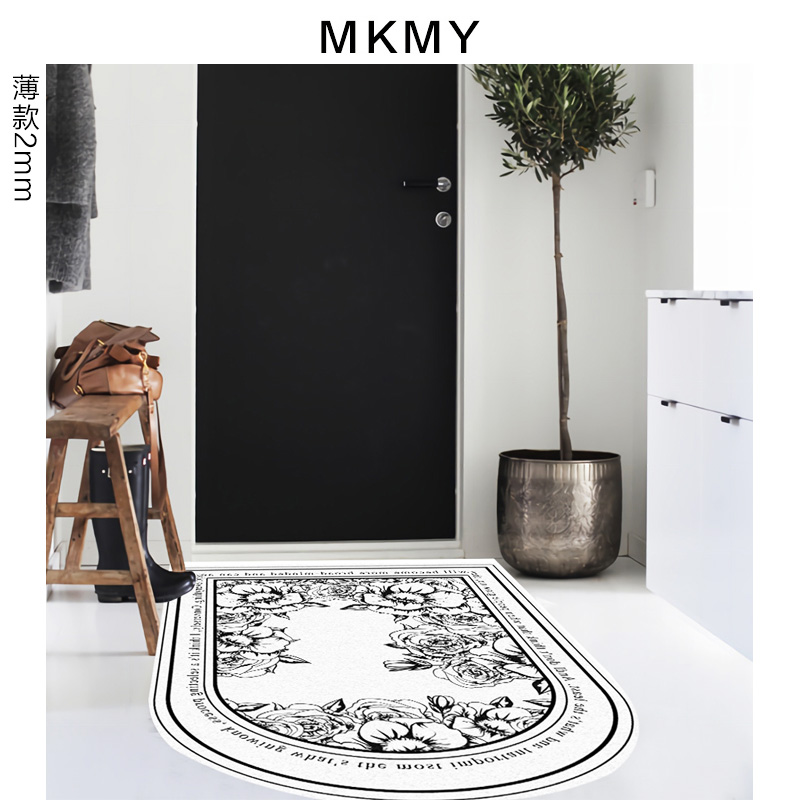 1mm法式浪漫入户pvc可裁剪地垫