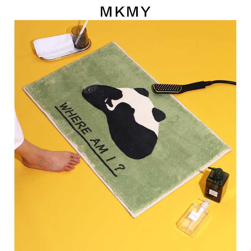 仿羊绒卡通ins脚垫可爱卧室浴室