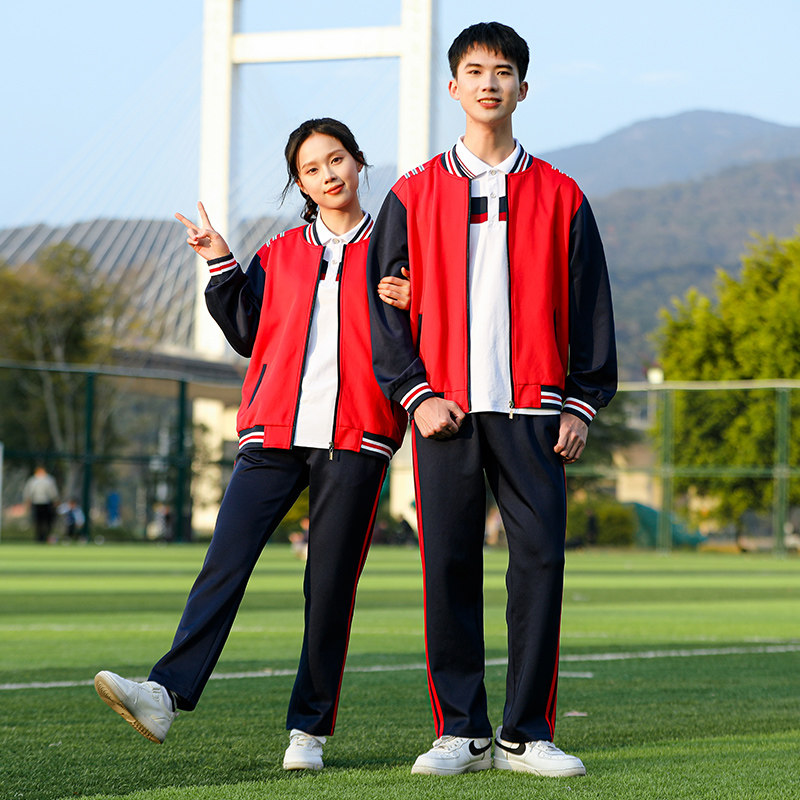 春秋季初中高中生校服运动会开幕式套装大码团体服定制大合唱服装_虎窝淘
