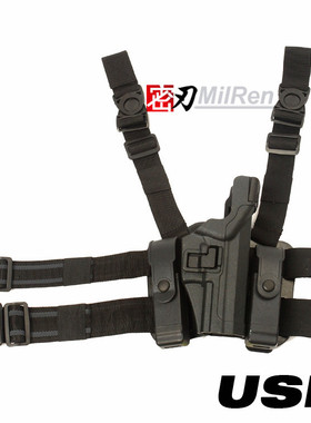 黑鹰 LV3 无灯款 USP MP40 腿部套装 SERPA L3 DUTY HOLSTERS