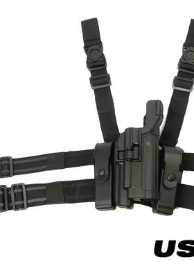 黑鹰 LV3 带灯款 USP腿部套装 MP40  SERPA L3 DUTY HOLSTERS