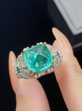 分色开口戒指女时尚气质网红ins