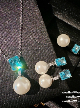 贝珠项链套装女高级感时尚珍珠