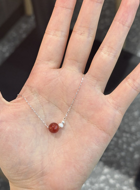 项链2025新款小巧锁骨链简约高级