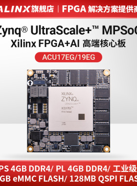 FPGA核心板 Xilinx Zynq UltraScale+MPSoC XCZU19EG 17EG AI计算