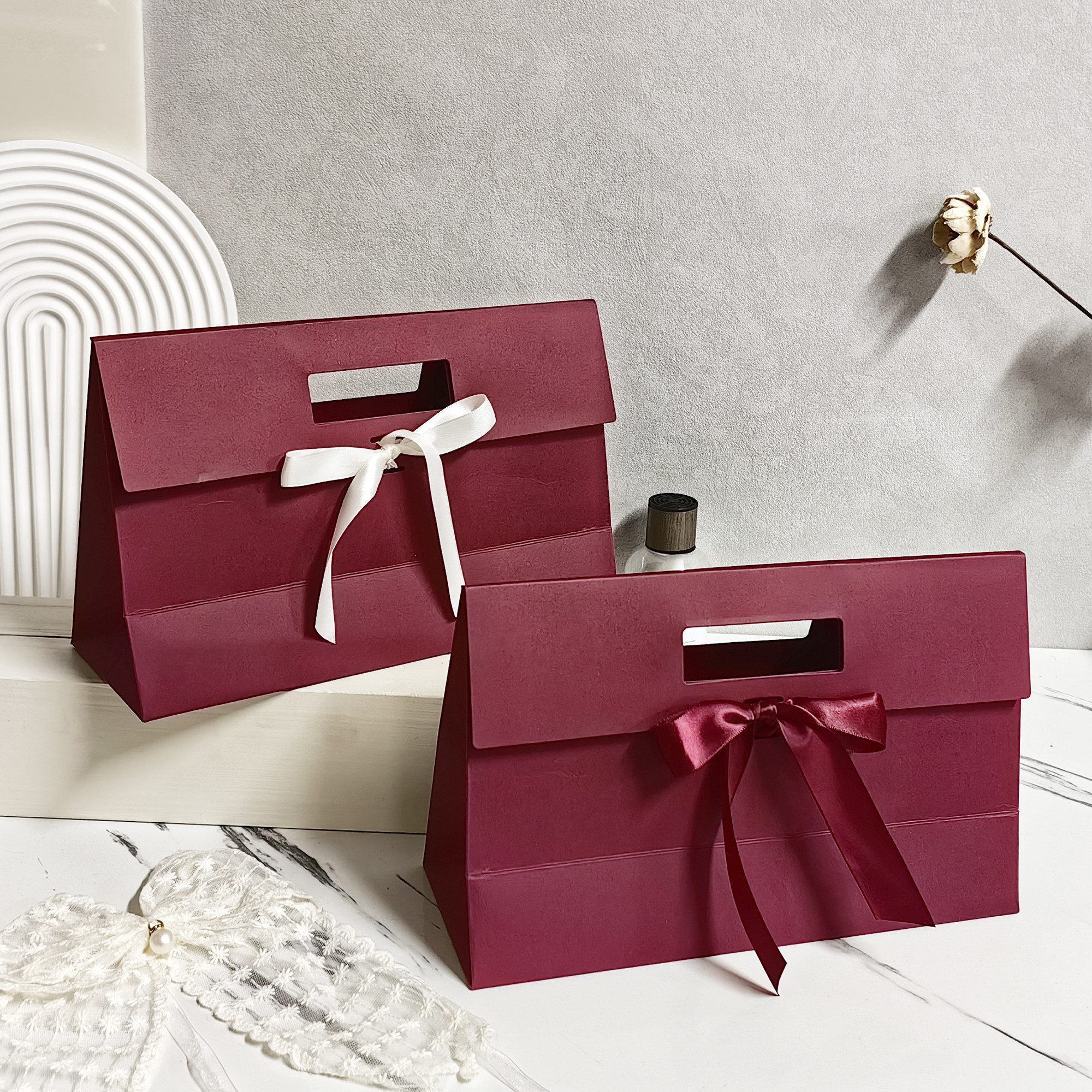 简约包装袋定制logo商务伴手礼手提袋通用婚礼开业活动礼物纸袋子