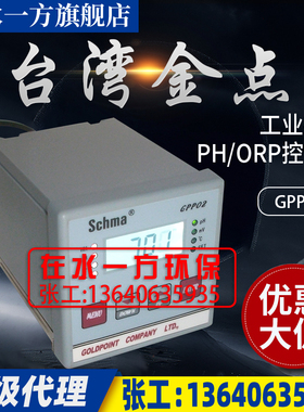 GOLDPOINT台湾金点GPP02工业在线式PH计酸度计PH/ORP控制器SCHMA