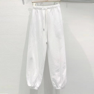 束脚运动裤 秋冬新款 studio 圈棉矮个子休闲长裤 宽腿直筒卫裤