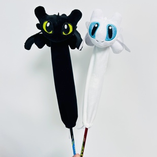 黑白小飞龙羽毛球拍网球拍手柄拍把手胶保护套防尘套 羽球周边