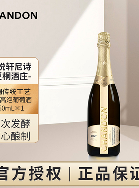 夏桐传统工艺天然高泡葡萄酒750mL单支夏桐JS 百大中国佳酿酒庄