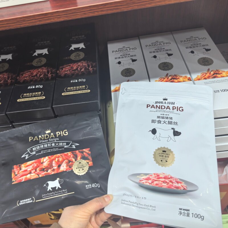 熊猫猪猪即食火腿丝40g图片