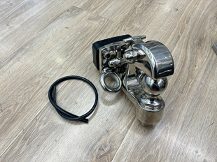 2425款普拉多拖车钩霸道LC250后保险杠牵引流氓钩拖车球改装配件