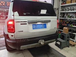 25款霸道拖车钩LC250拖车钩流氓勾防追尾改装后杠牵引钩流氓钩