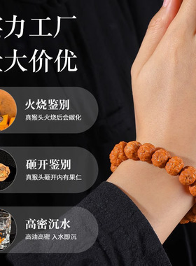 蟾宗猴头手串雕刻蛤蟆背男女小核