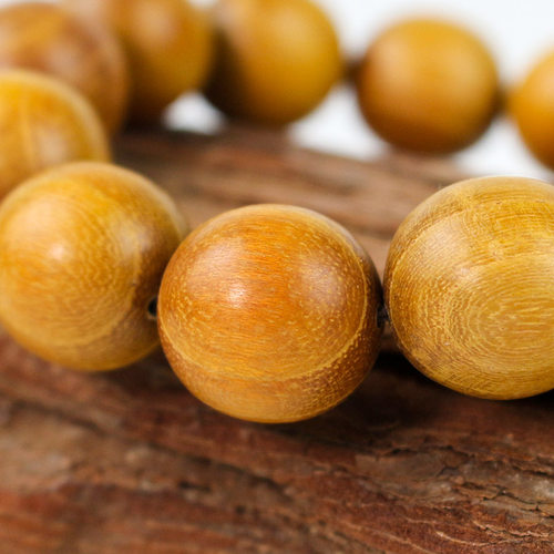 黄檀木单圈18MM手串柘木圆珠民族