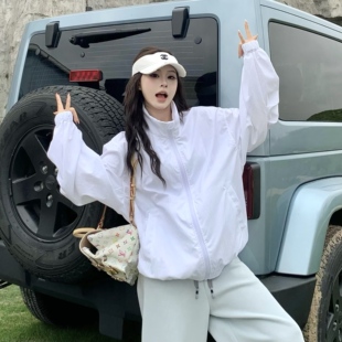 3MER哦哦三妹 立领防泼水情侣轻薄外套 巨好看防晒衣男女春夏新款