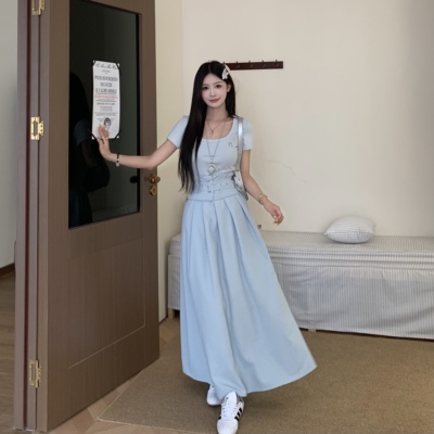 3MER日常显瘦不挑人腰带裙