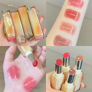 Joocyee酵色新品夏蝉晶冻口红513滋润显白514原生裸色粉雾唇釉