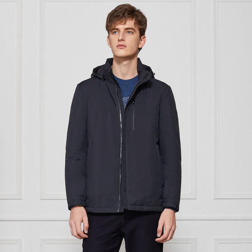 斯密特保罗中长款冬季羽绒服白鸭绒加厚保暖男外套