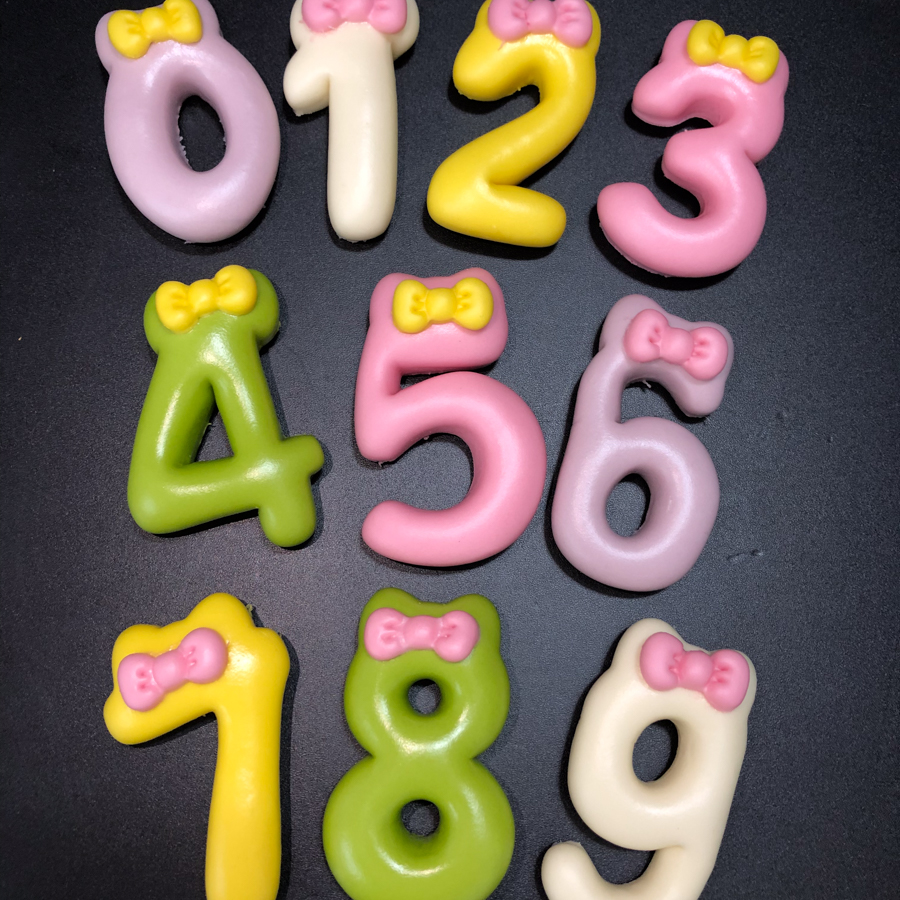 数字宝宝小馒头模具花样手工面食婴儿辅食工具翻糖糖霜饼干卡通