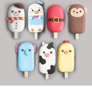 冰激凌雪糕冰棍馒头造型模具宝宝卡通家用辅食磨具花样立体面食