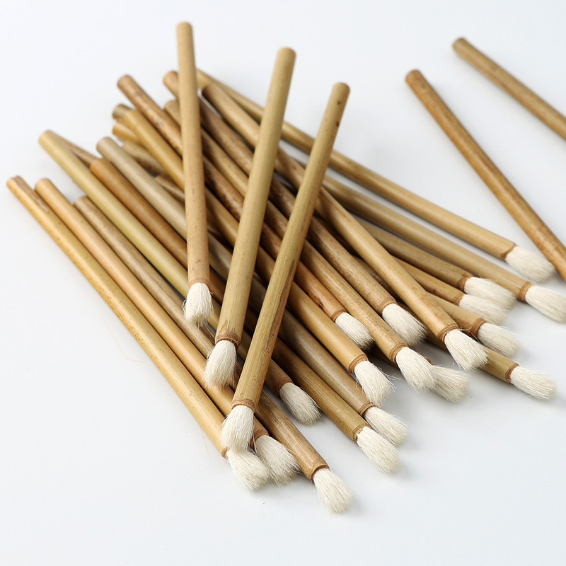 景德镇 瓷都毛笔 釉上陶瓷用毛笔 新彩笔 跺笔 笃笔陶艺绘画工具