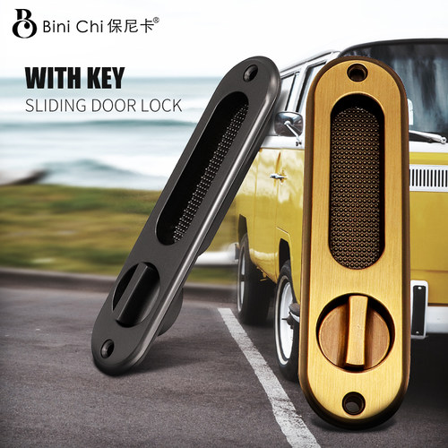 暗装日本滑动门暗装隐形卫生间锁