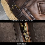 水泥墙挂拍冬季皮毛一体加绒加厚夹克男外套潮A087-PY313-P245，男装夹克，电商A087