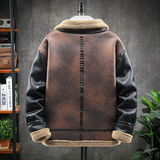 展架挂拍冬季皮毛一体加绒加厚夹克男外套潮A087-PY313-P245，男装夹克，电商A087