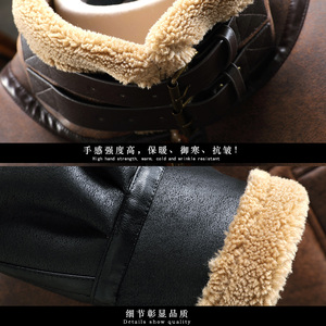 展架挂拍 冬季皮毛一体加绒加厚夹克男外套潮A087-PY313-P245图片