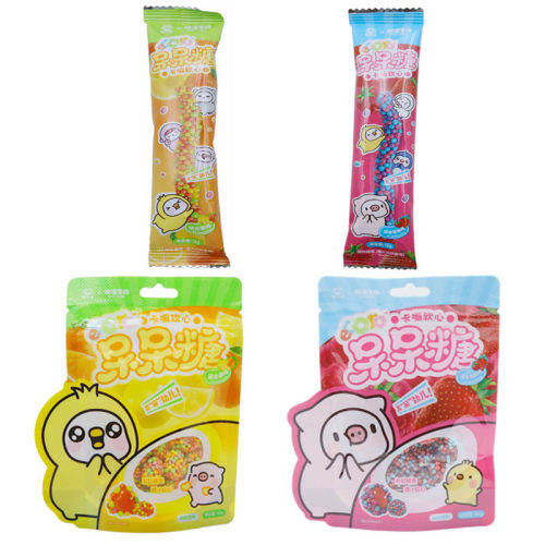 怡可诺混合果味呆呆糖儿童零食品